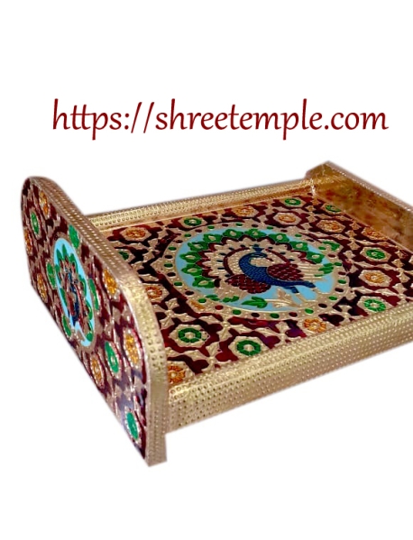 Shri Laddu Gopal Meenakari Palang or Bed