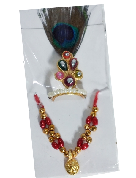 laddu gopal mukut mala set